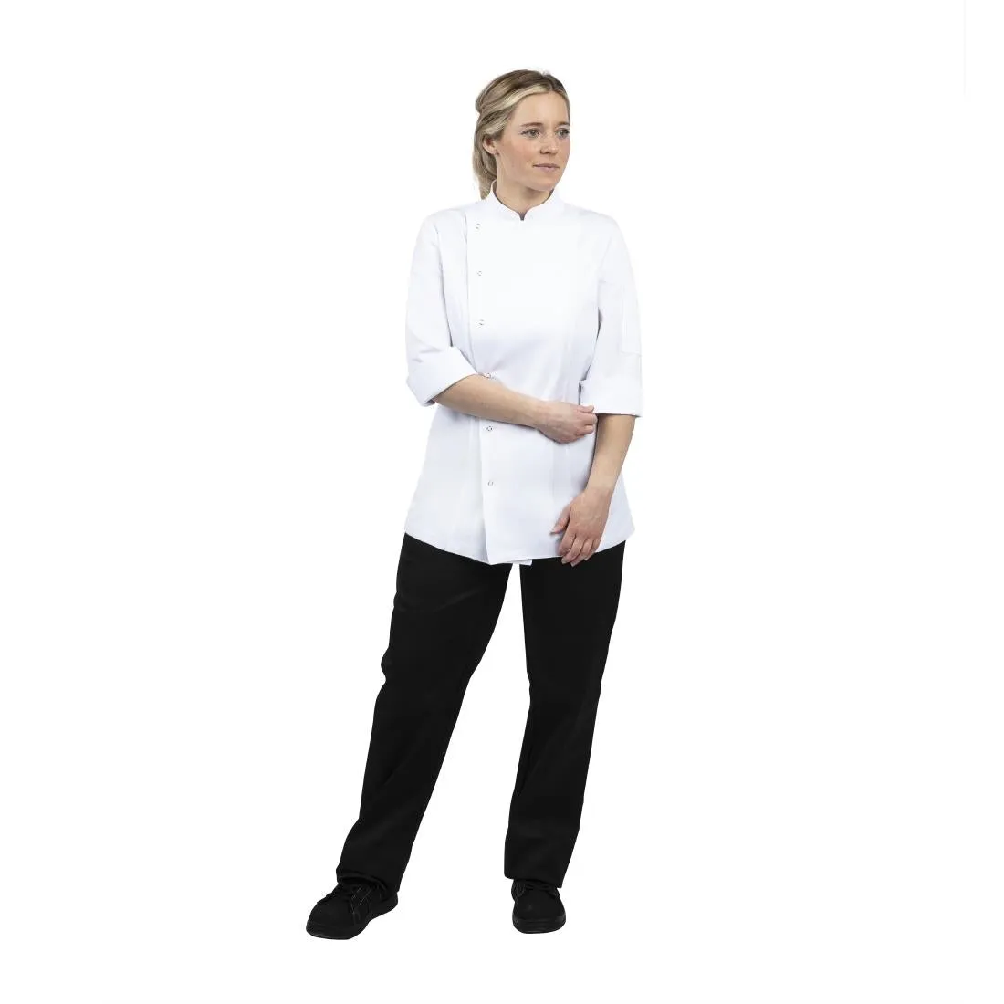 BB701-XS Whites Ladies Fitted Jacket - Size XS