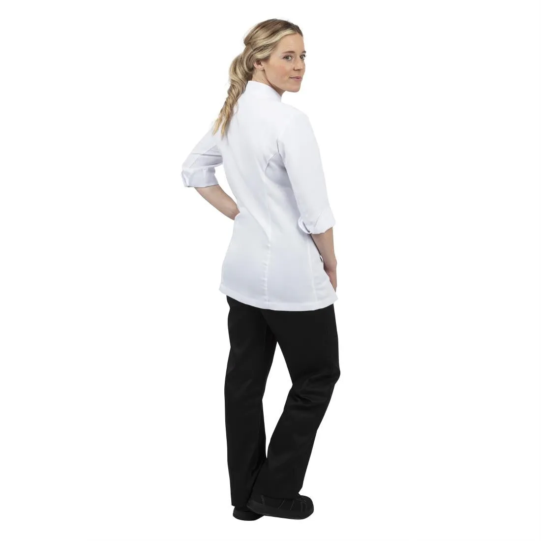 BB701-XS Whites Ladies Fitted Jacket - Size XS