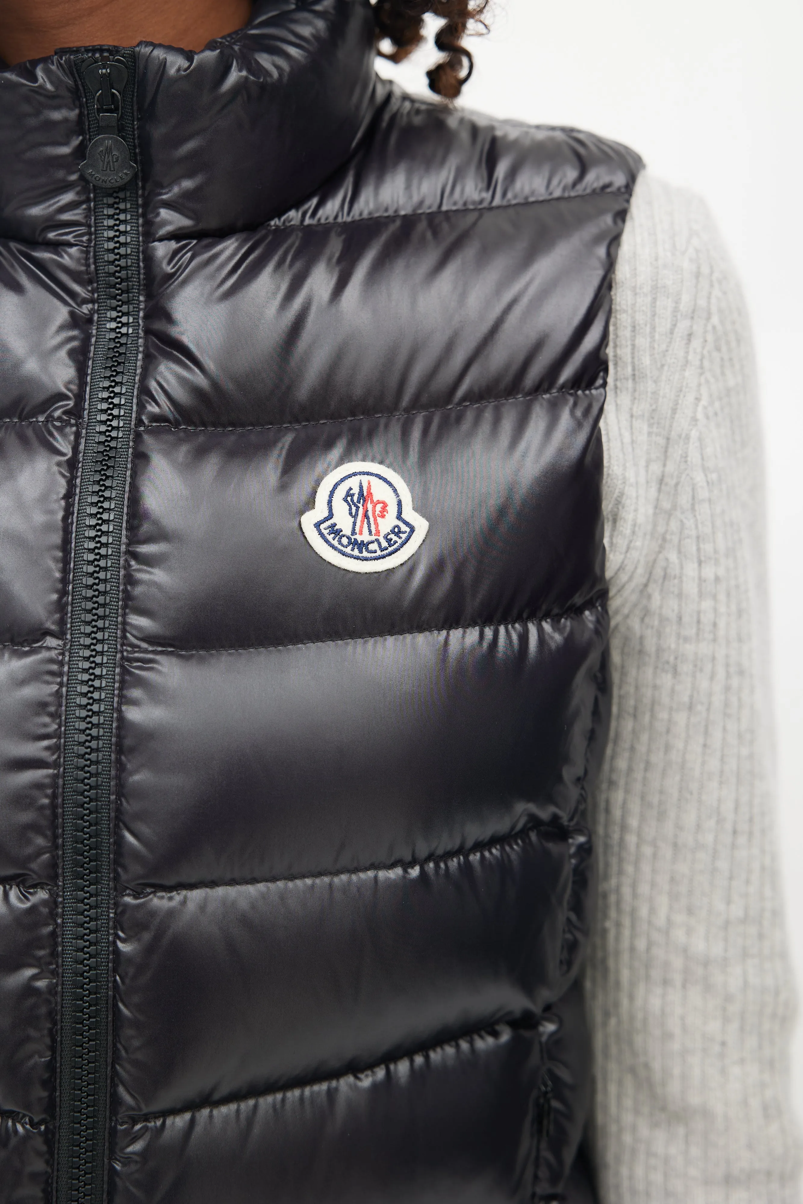 Black Down Puffer Vest