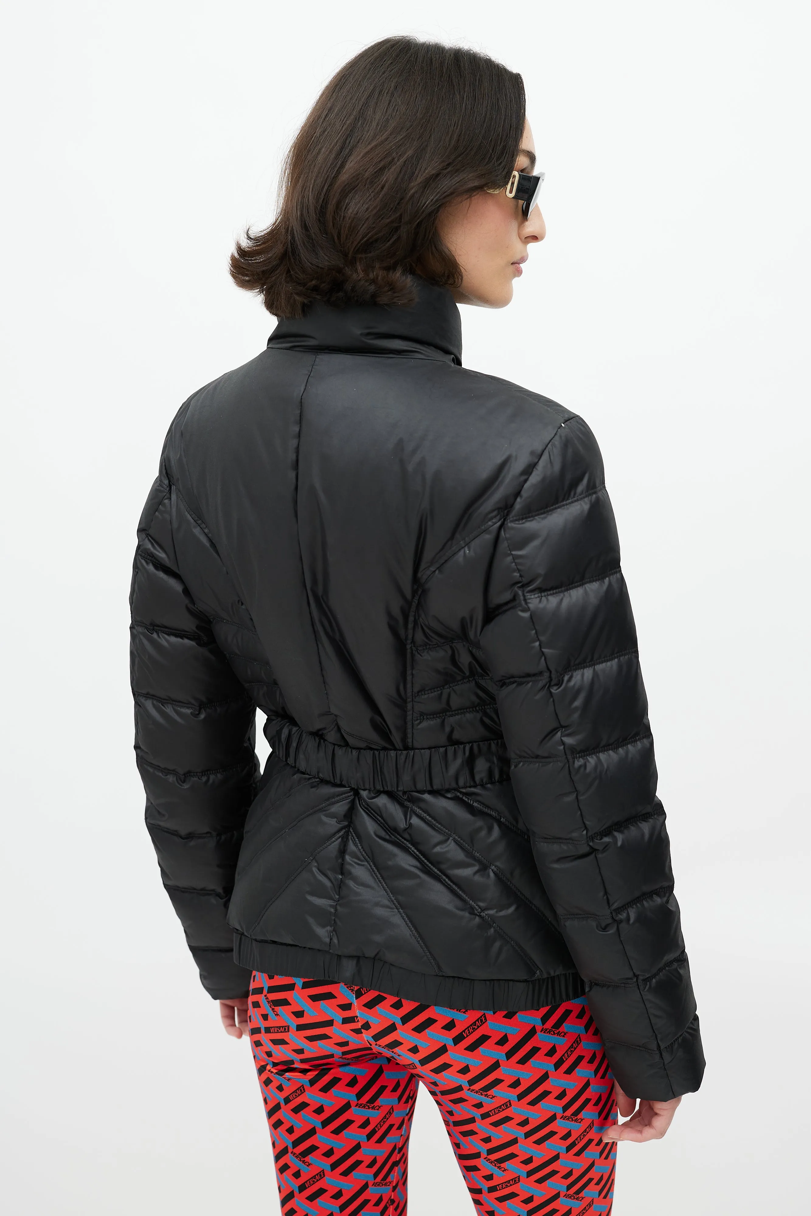 Black Quilted Down Puffer