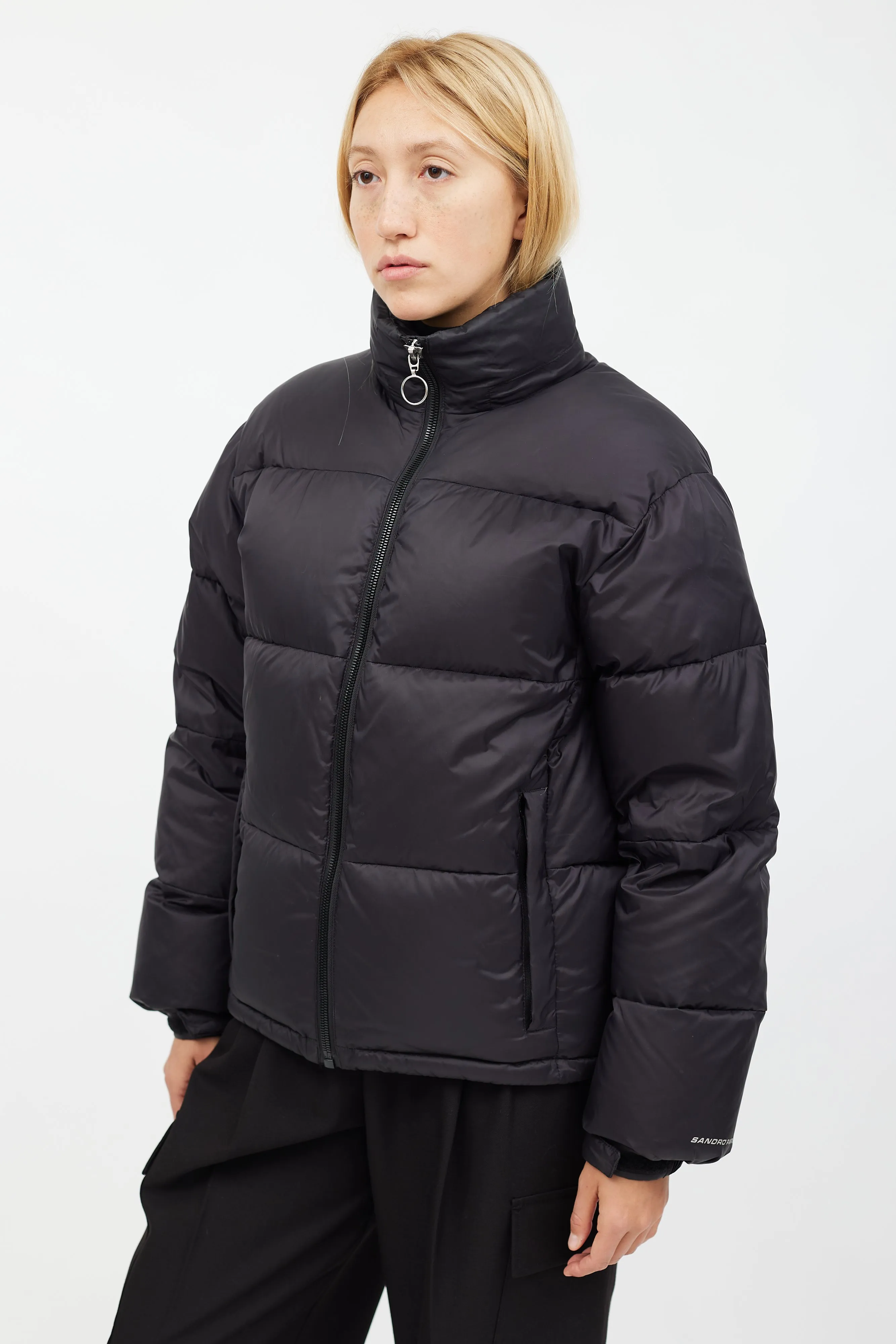 Black Short Length Puffer