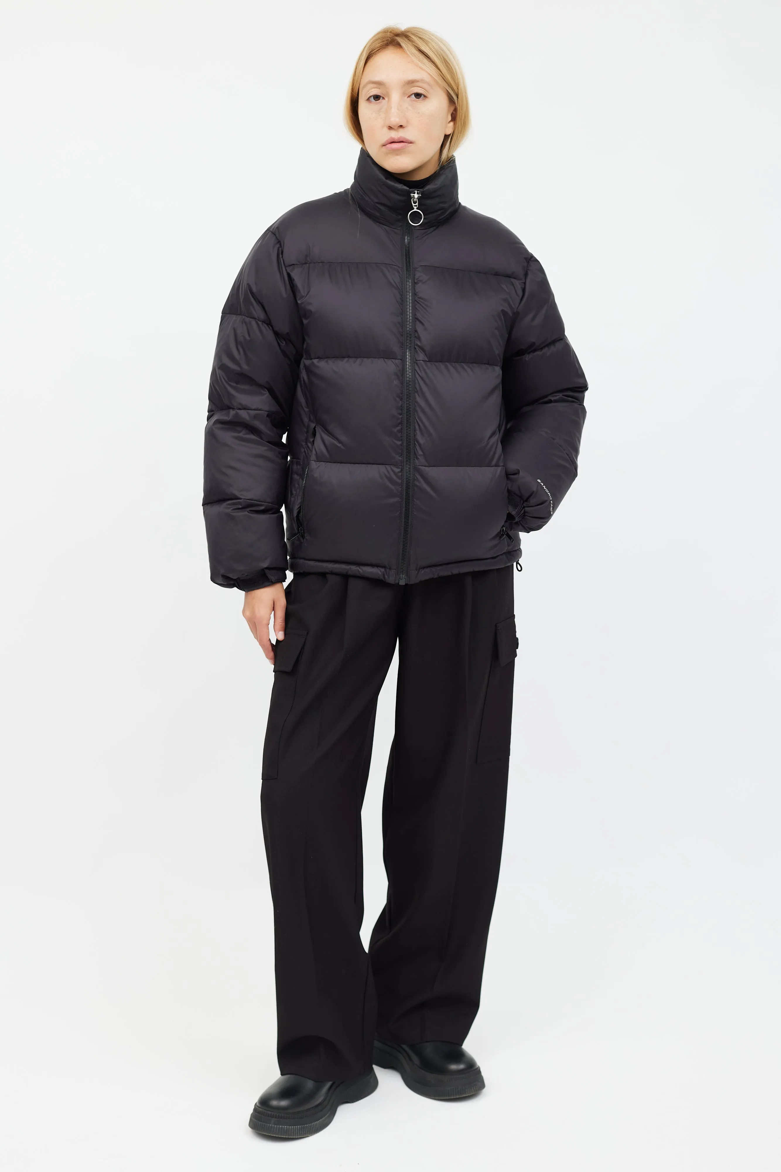 Black Short Length Puffer