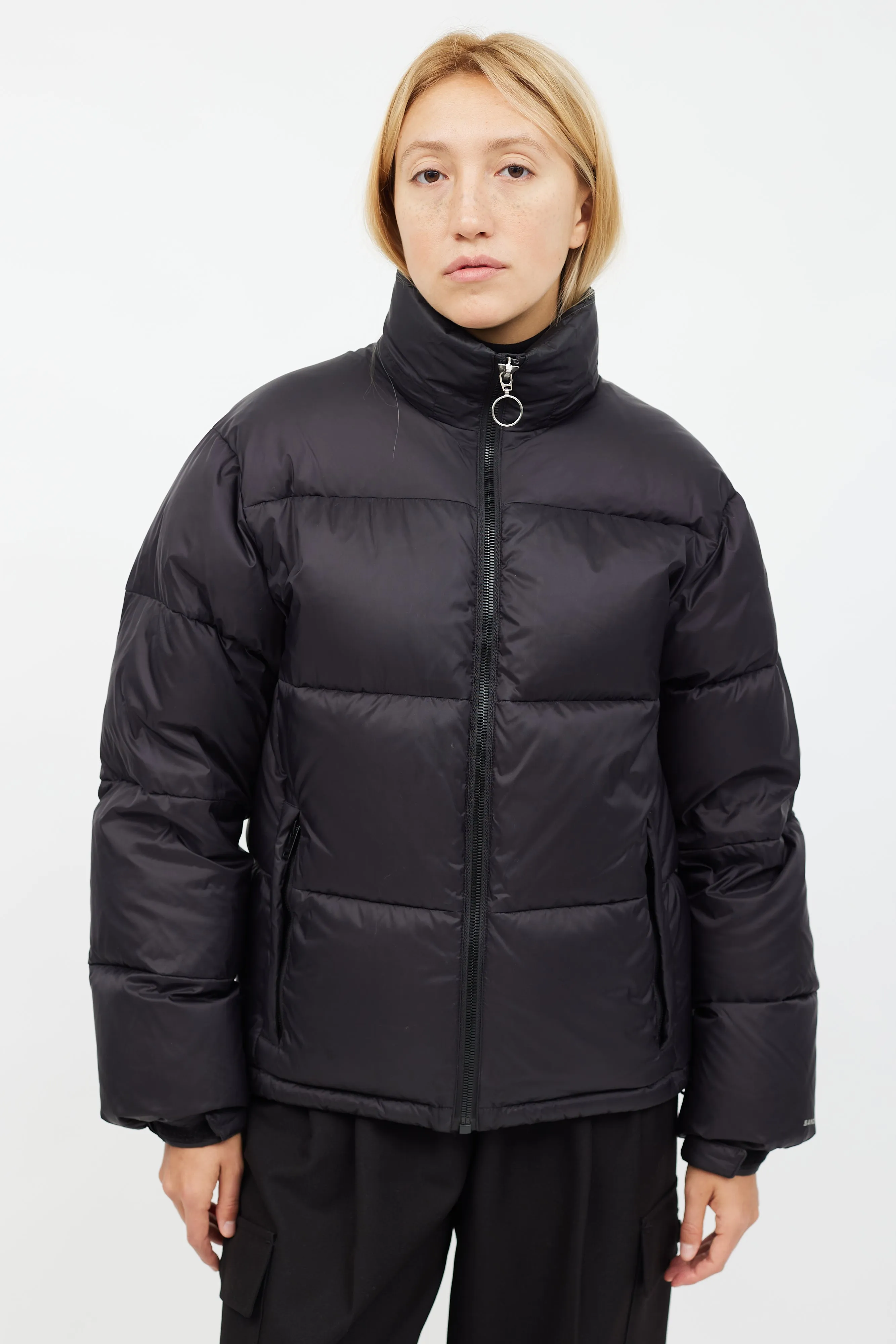 Black Short Length Puffer