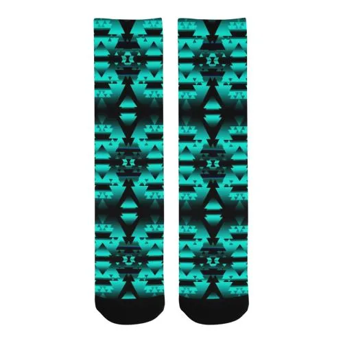 Dark-Deep Lake-Winter-Camp Trouser Socks