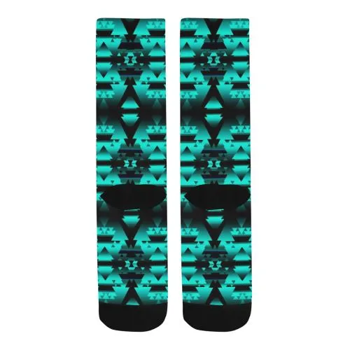 Dark-Deep Lake-Winter-Camp Trouser Socks
