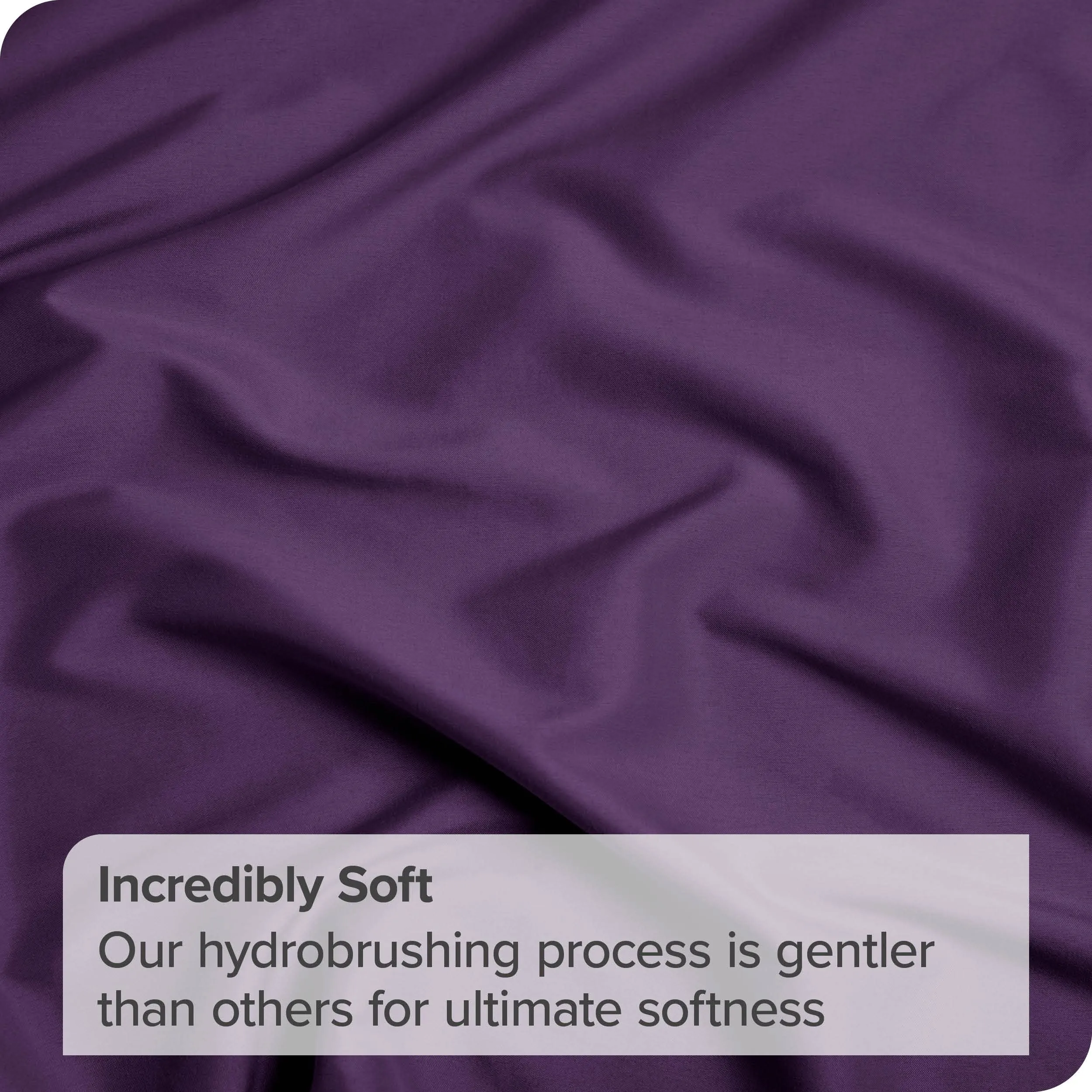 Fitted Bottom Sheet Queen Size - Premium 1800 Microfiber - Ultra-Soft Hotel Luxury - Deep Pocket - Durable and Long Lasting - Queen Fitted Sheet (Queen, Plum)