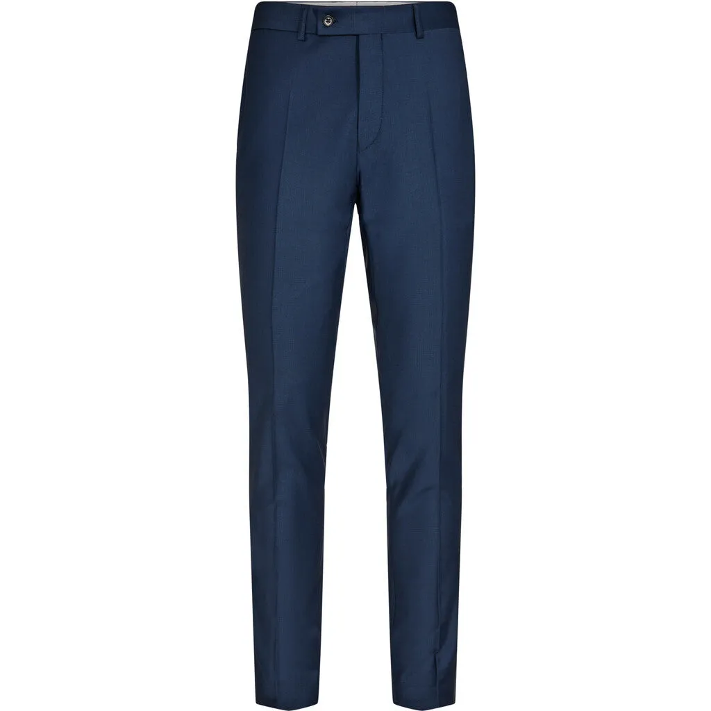 Flint Fitted Wool Suitpant - COB Cobolt