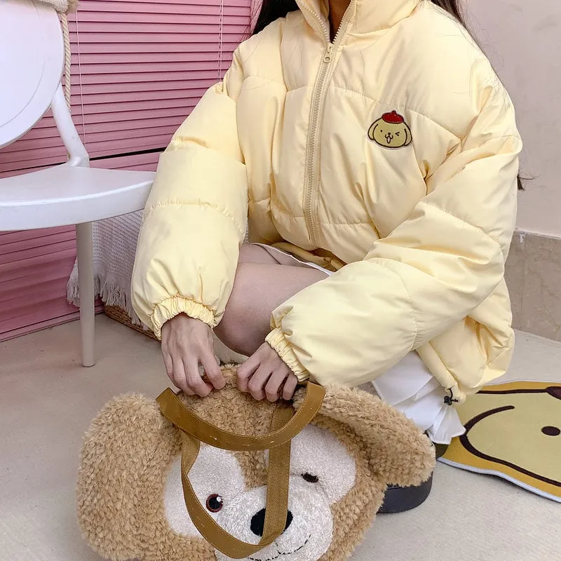 Japanese Sweet Pompompurin Girl All-match Coat