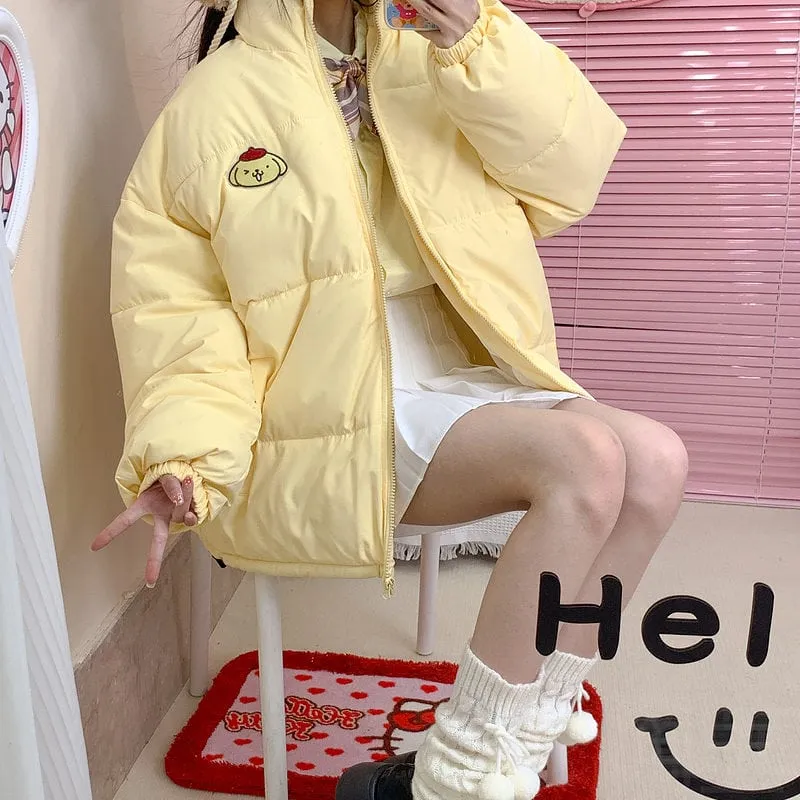 Japanese Sweet Pompompurin Girl All-match Coat