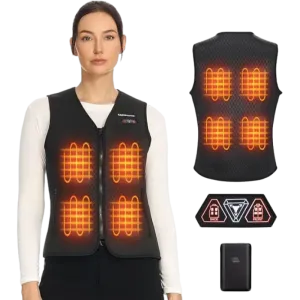 KEMIMOTO Heated Vest for Women with Battery Pack Included