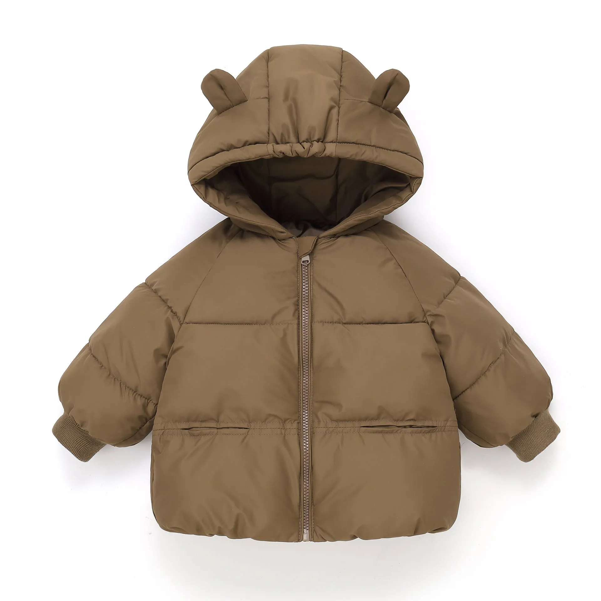 Kids Winter Latest Thickened Hooded Jacket Warm Quilted Coat