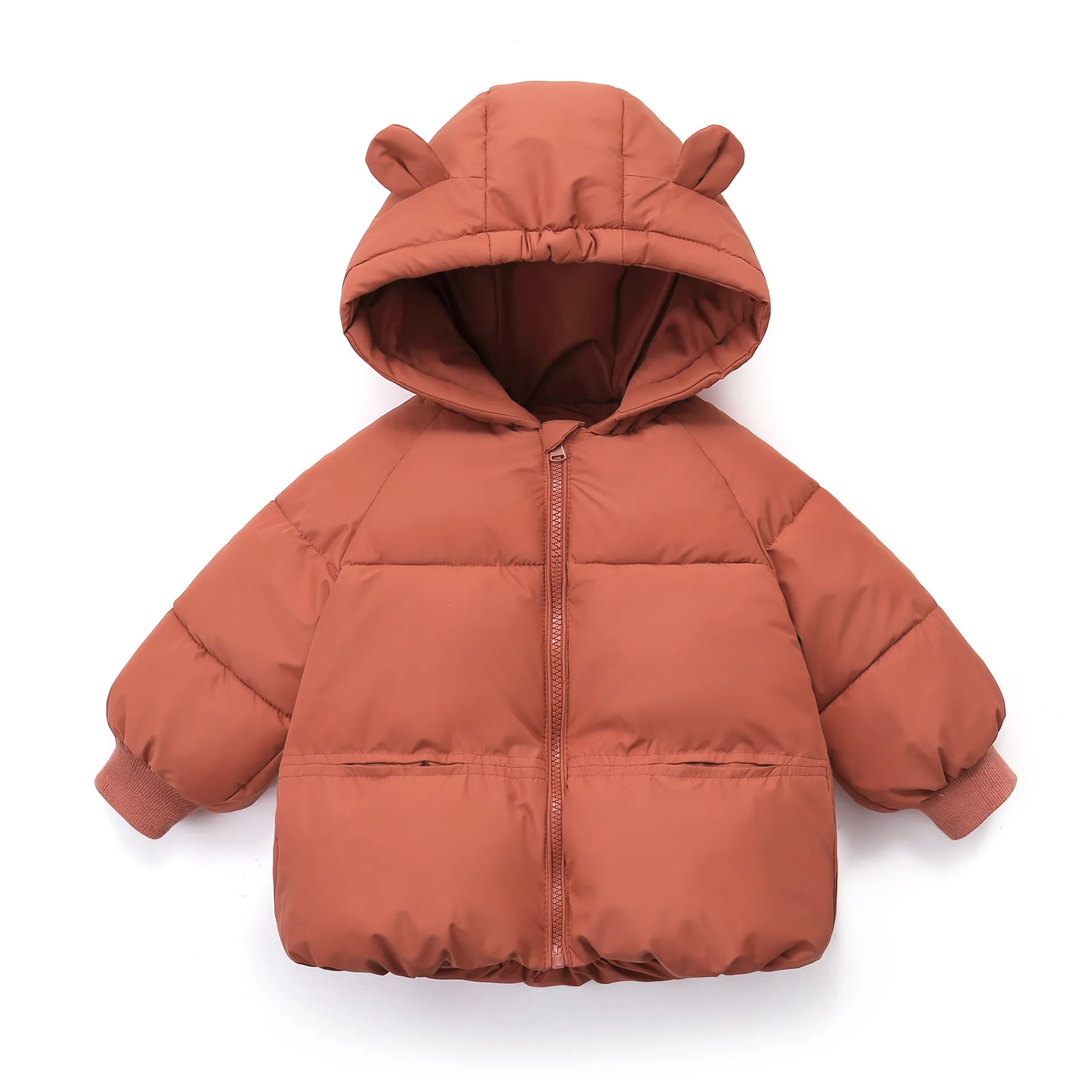 Kids Winter Latest Thickened Hooded Jacket Warm Quilted Coat