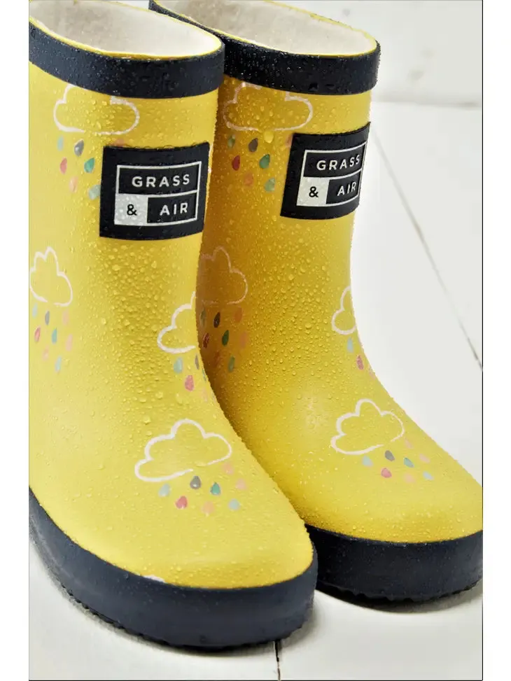 Kids Yellow Colour Changing Wellies