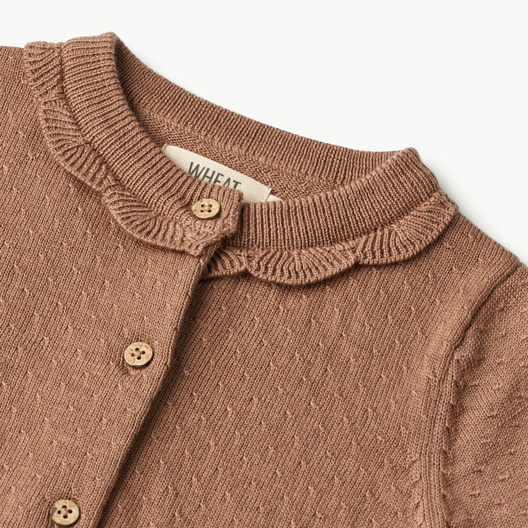 Knit Cardigan Amy | Baby - berry dust