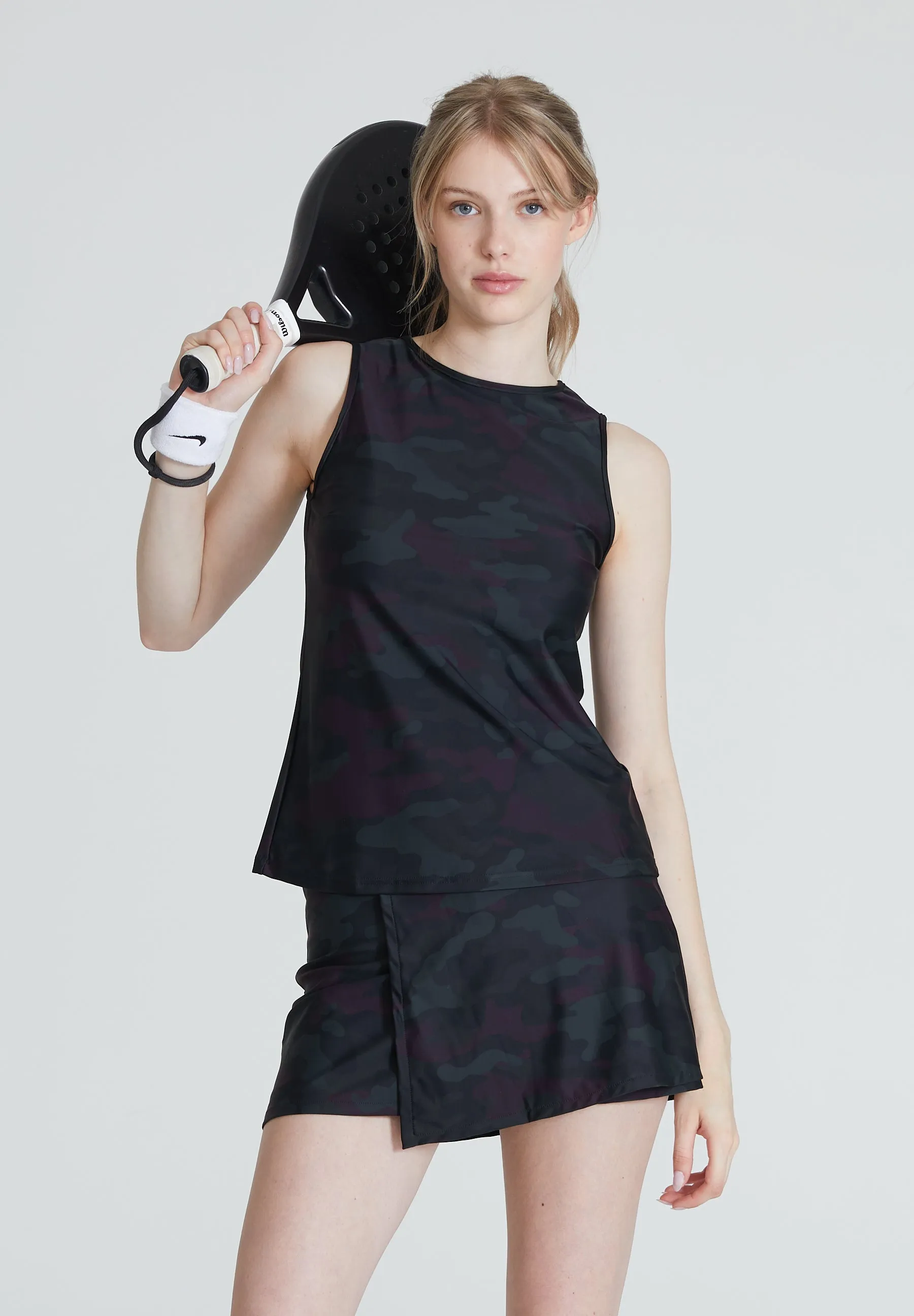 La Luna Sport Top - Green Camo