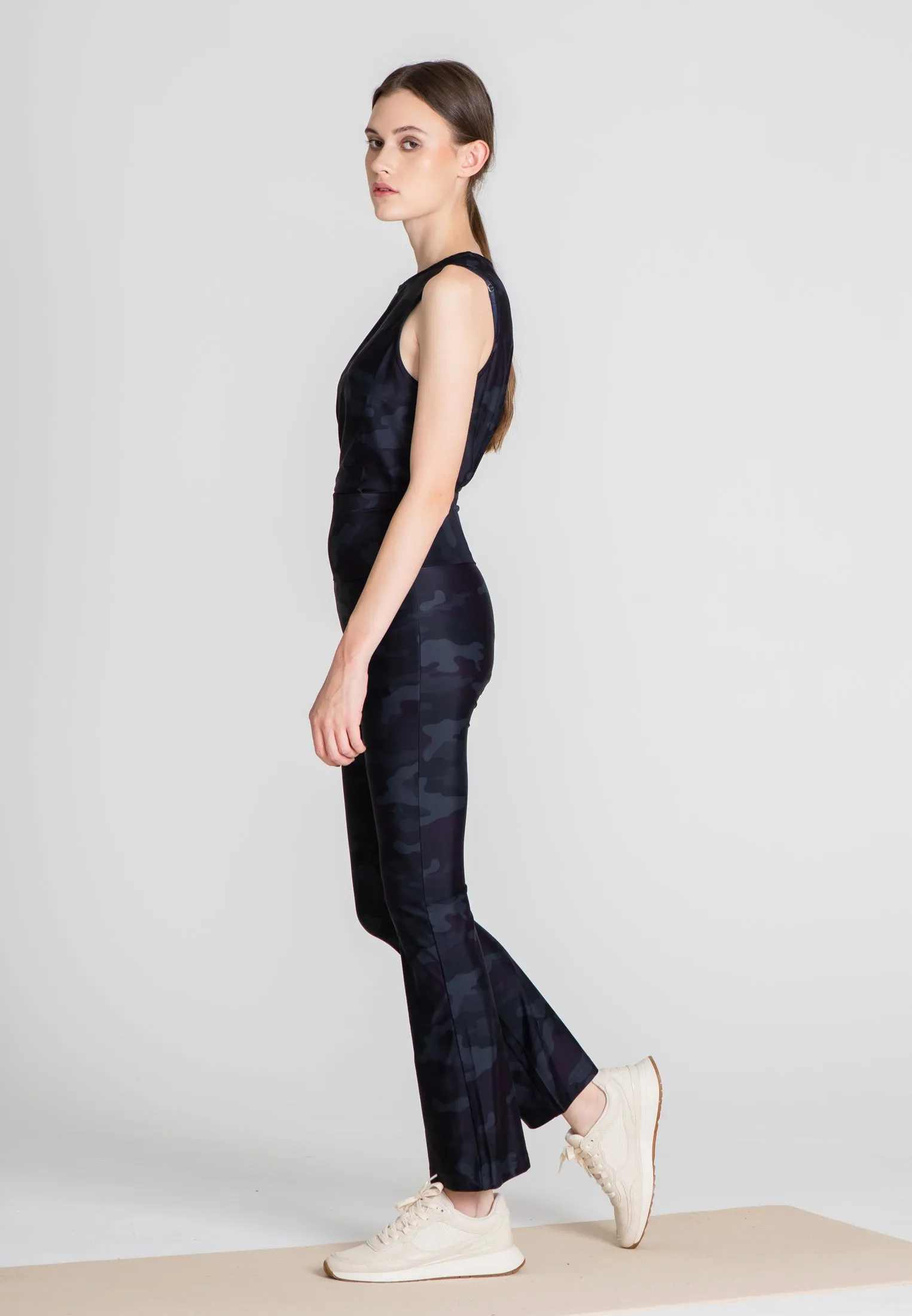 La Luna Sport Top - Grey Camo