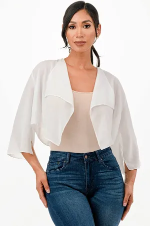 La Scala 11629 Sheer Chiffon Bolero