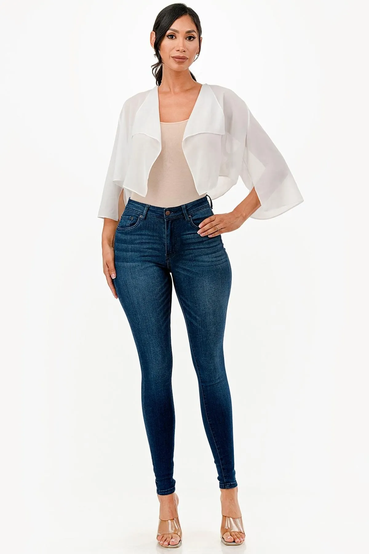 La Scala 11629 Sheer Chiffon Bolero