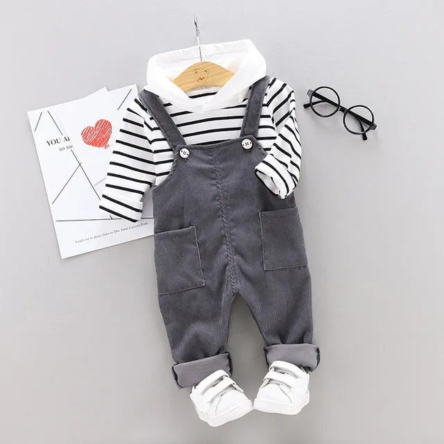 LZH Toddler Boys Clothes Autumn Winter Kids Girls Clothes Hooded Pant 2pcs Outfit Suit Children Clothing For Boys Clothing Sets