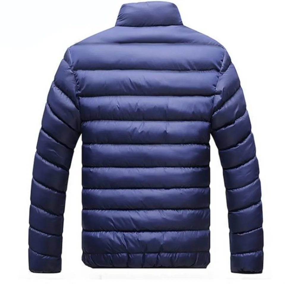 Mens Classic Bomber Puffer Jacket