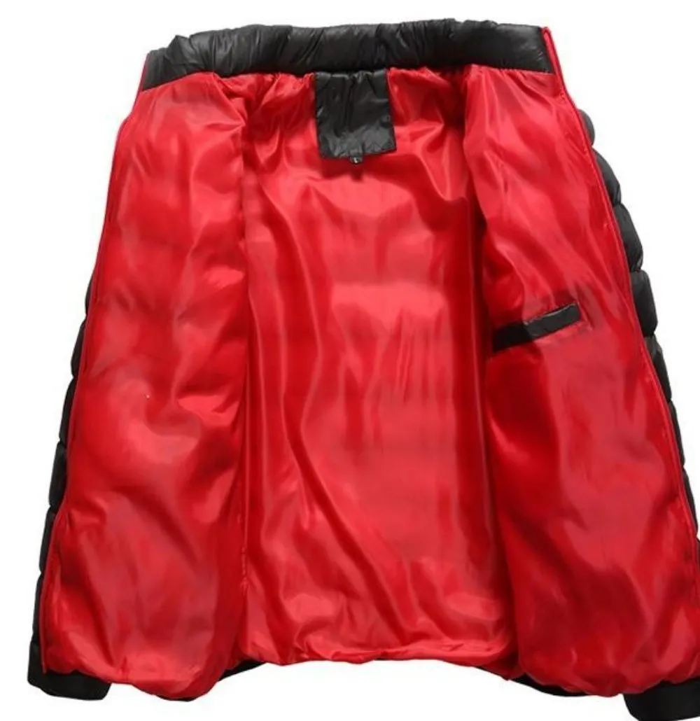 Mens Classic Bomber Puffer Jacket