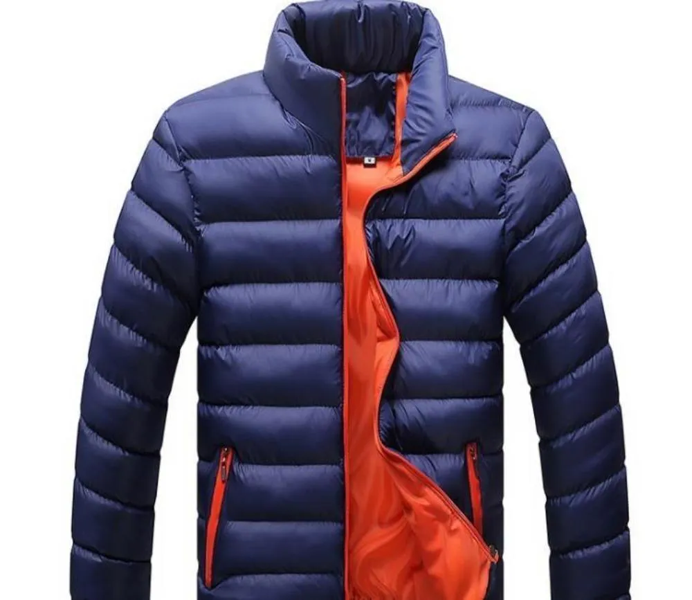 Mens Classic Bomber Puffer Jacket
