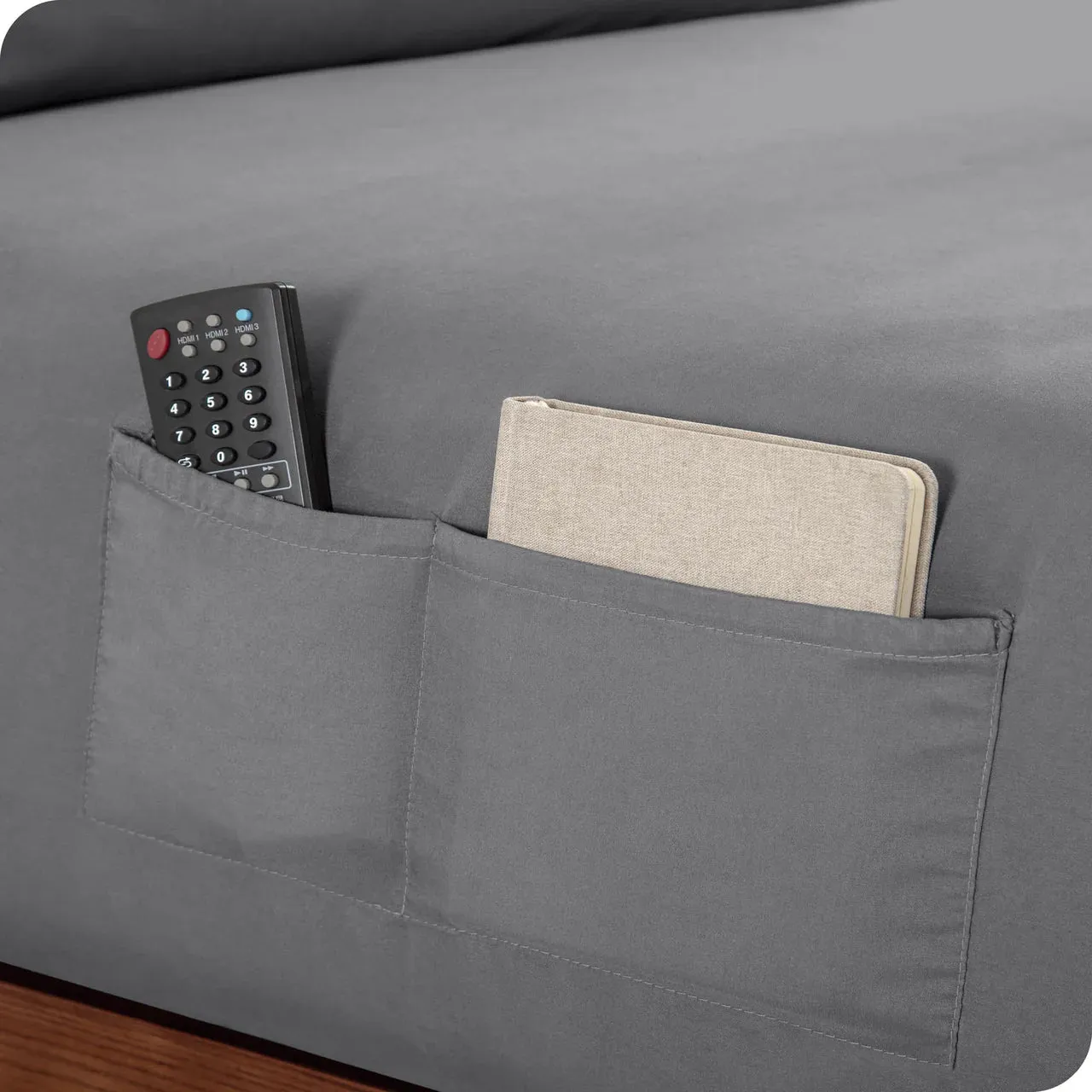 Microfiber Hydro-Brushed Dual-Pocket Sheet Set Comfortable Bedding Set
