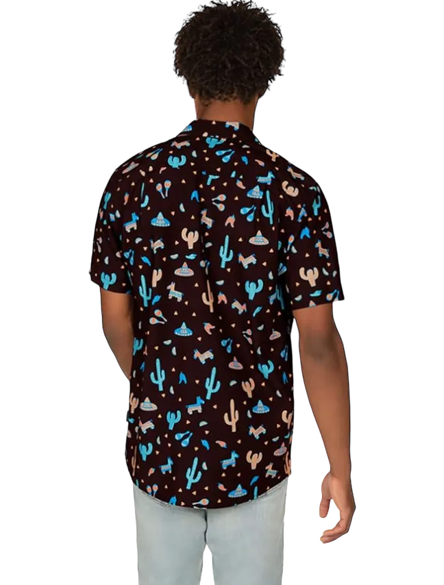 Midnight Fiesta Button Down