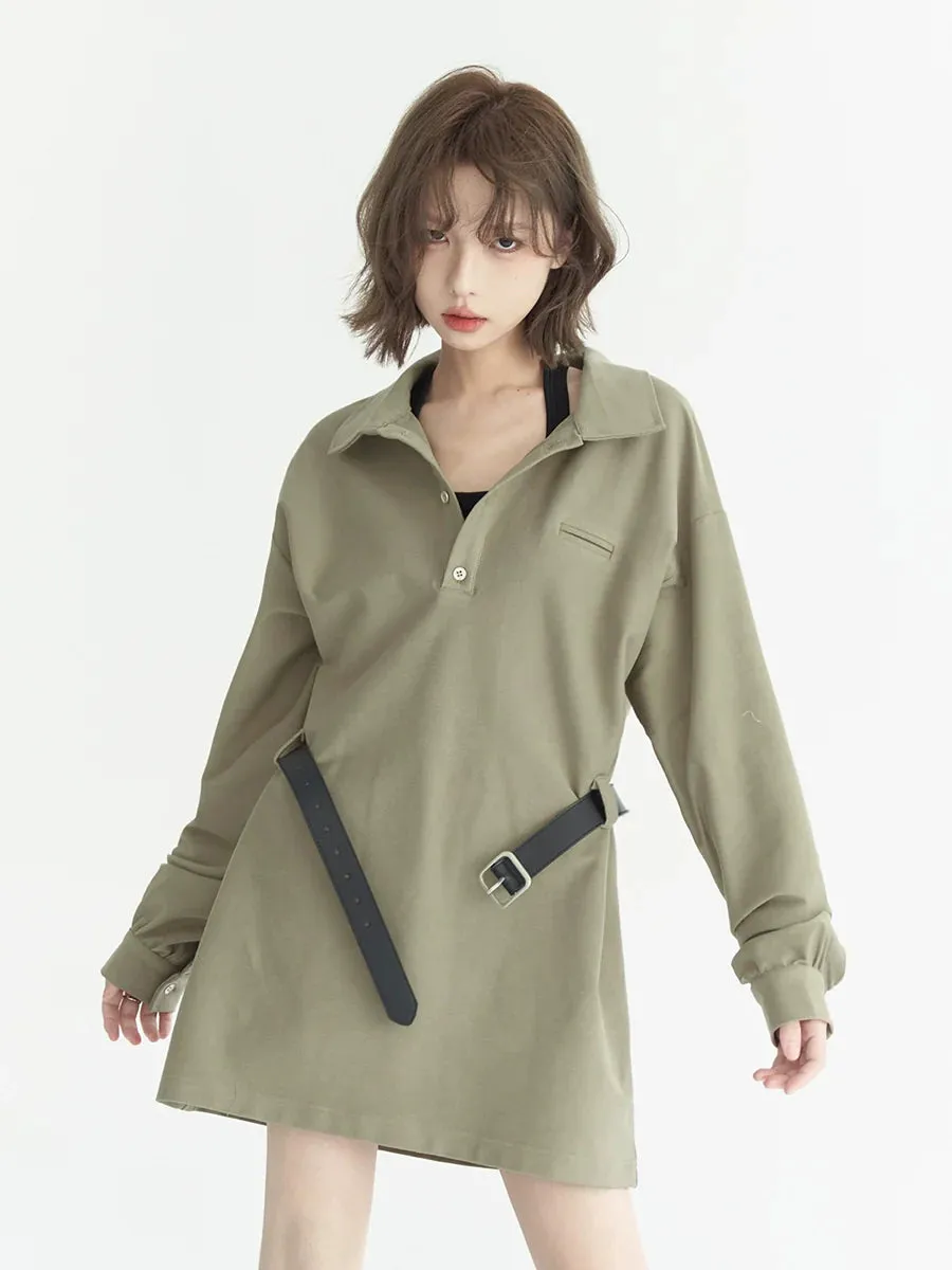 Polo Loose Top Mid-length