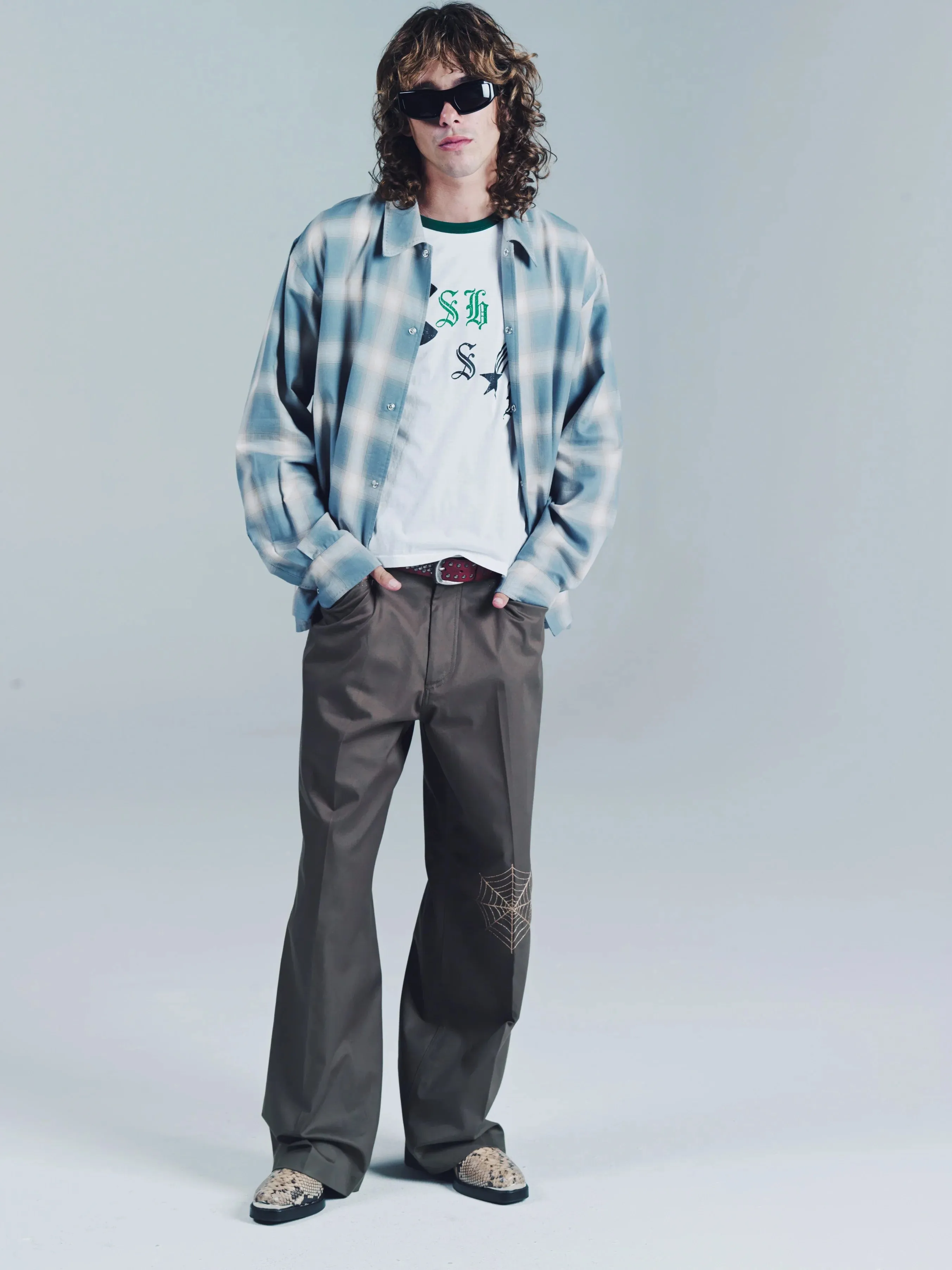 RELAXED LONG SLEEVE SHIRT | BLUE