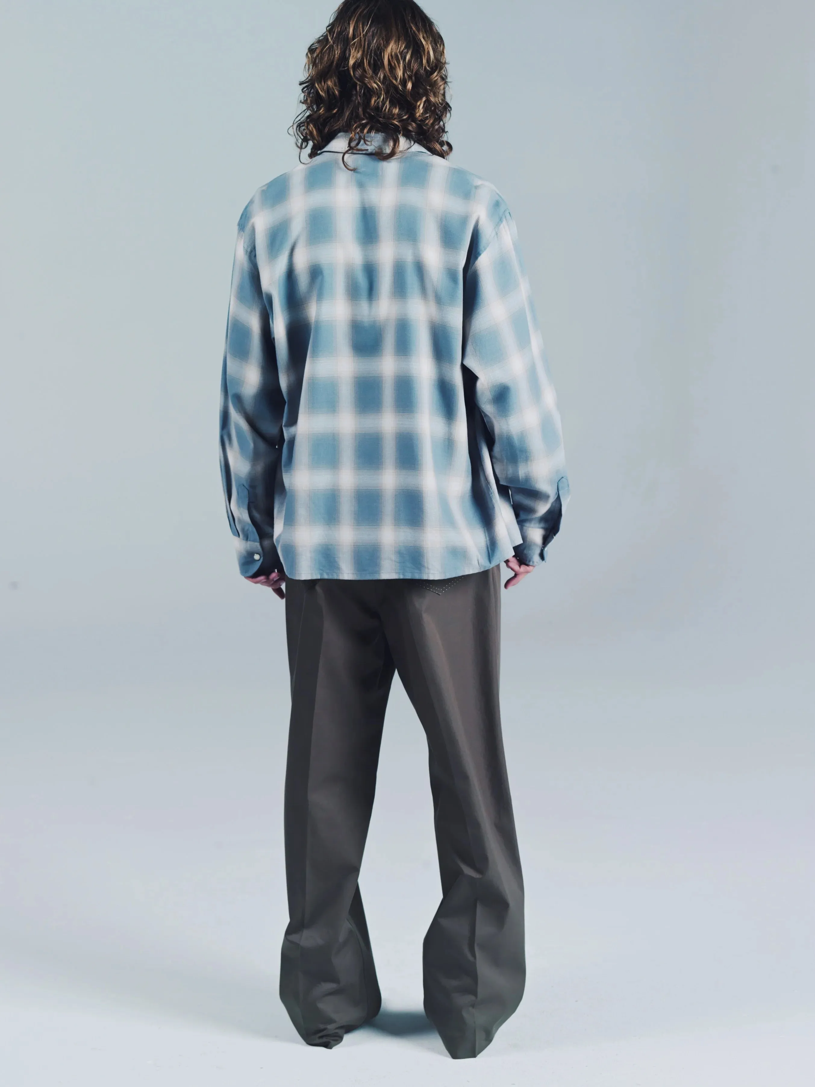 RELAXED LONG SLEEVE SHIRT | BLUE