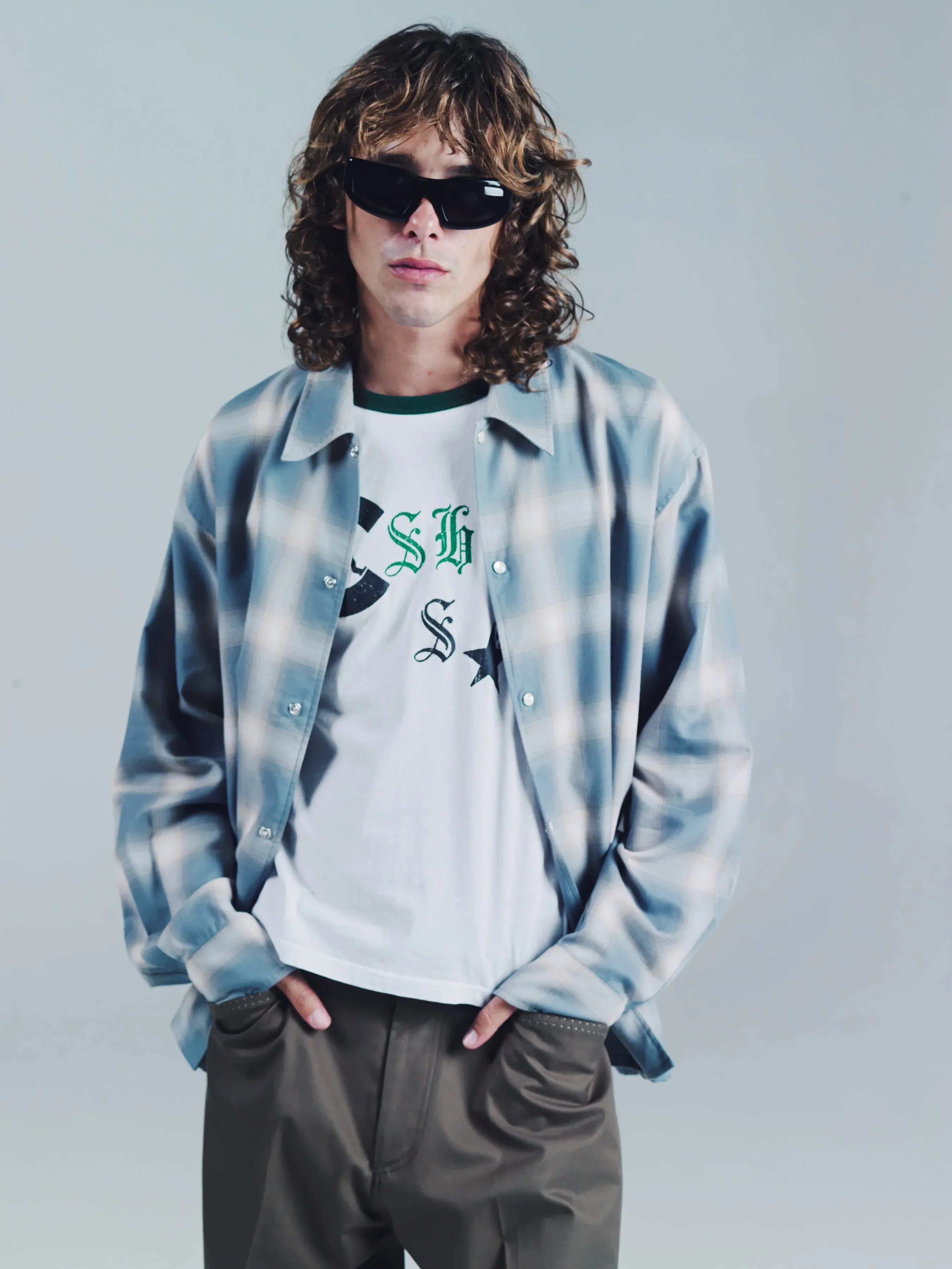 RELAXED LONG SLEEVE SHIRT | BLUE