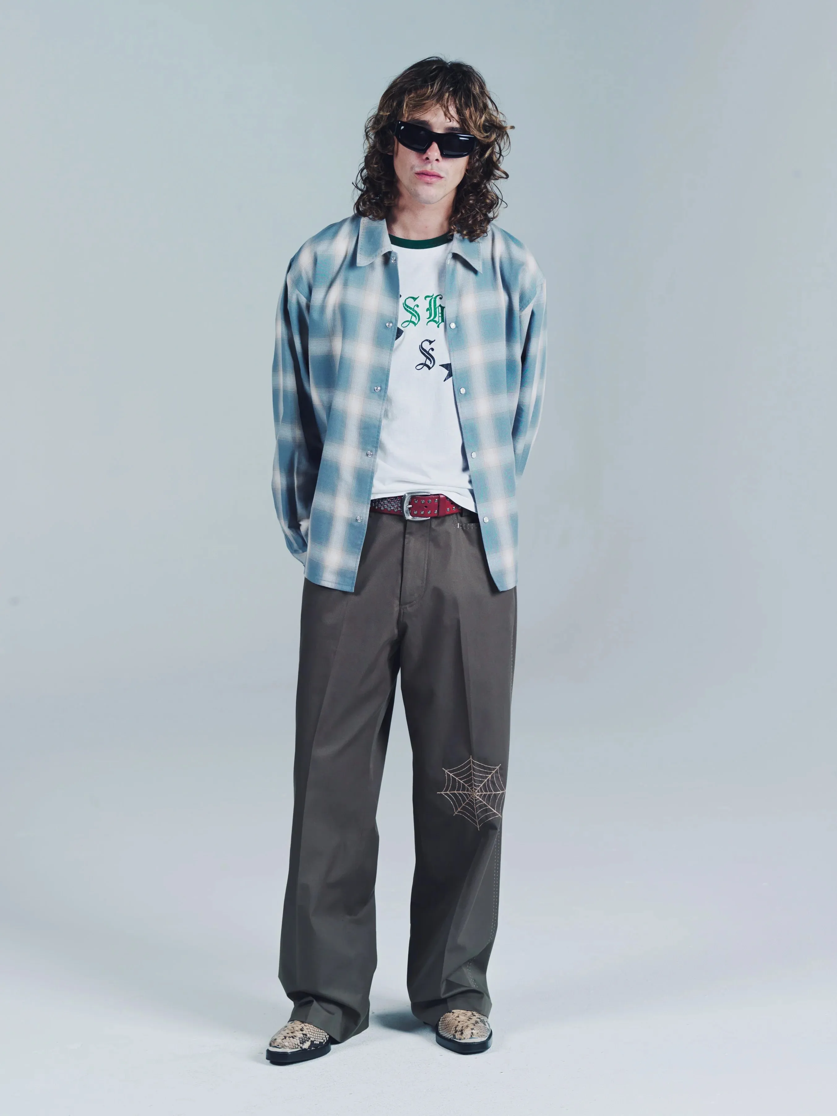RELAXED LONG SLEEVE SHIRT | BLUE