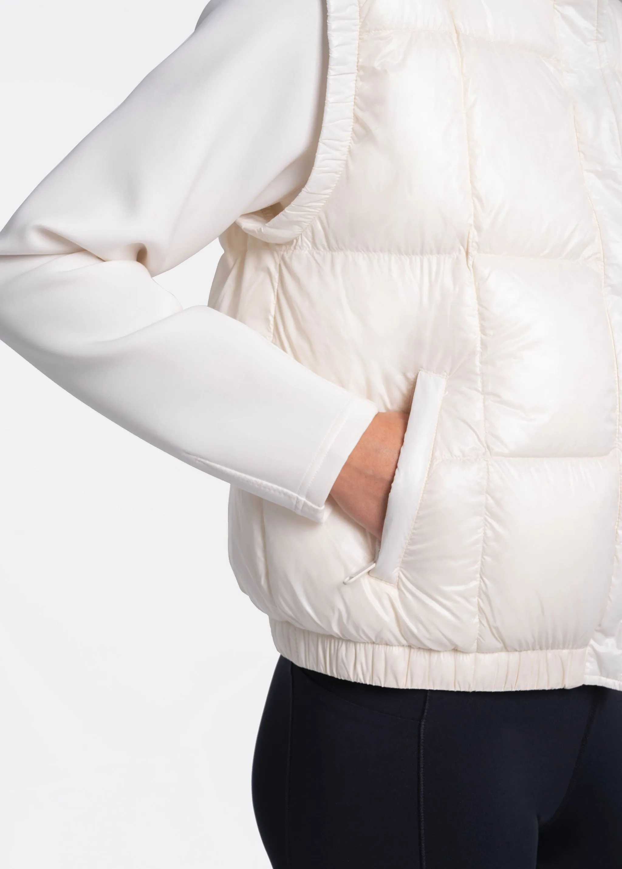 Rose Synth Down Vest