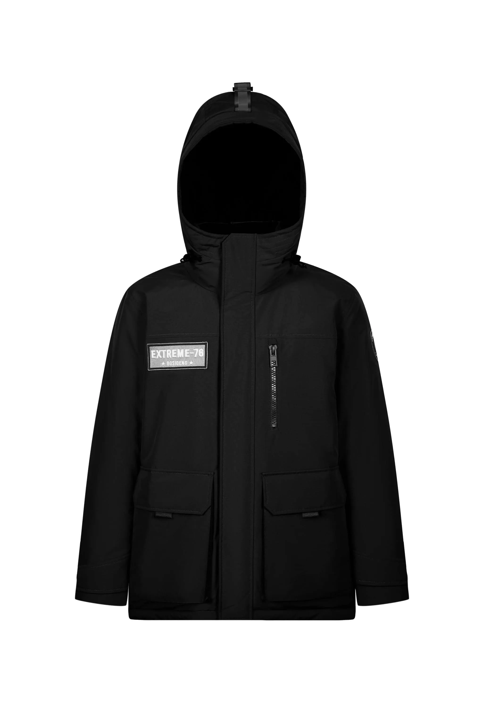 Short Goose Down Jacket With Hood