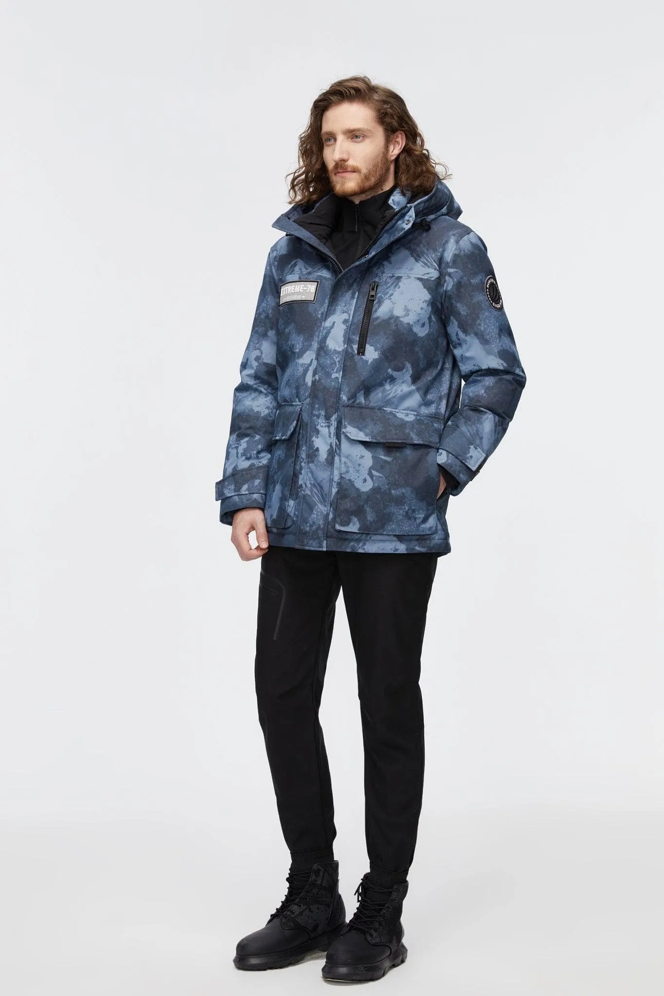 Short Goose Down Jacket With Hood