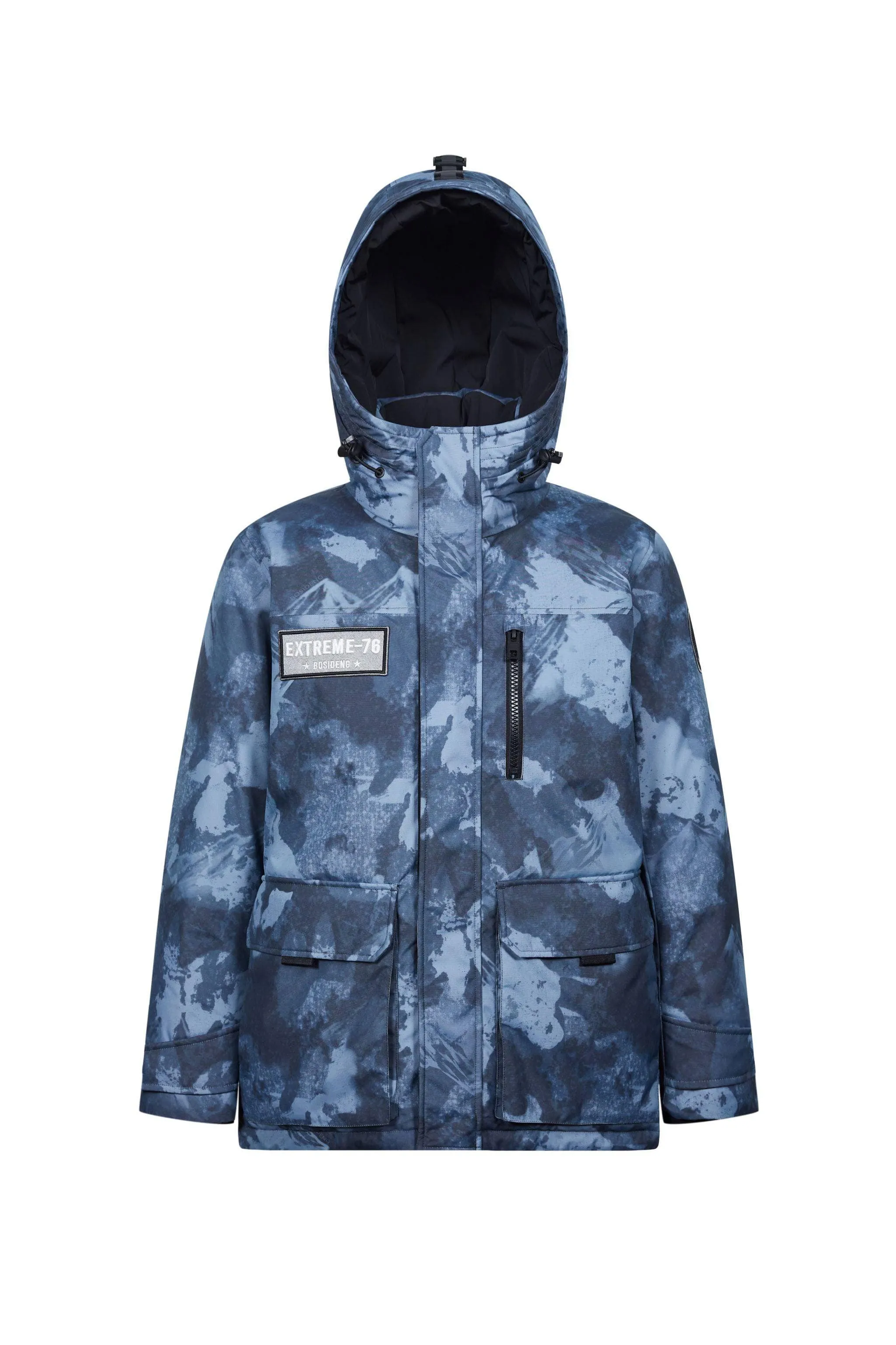 Short Goose Down Jacket With Hood