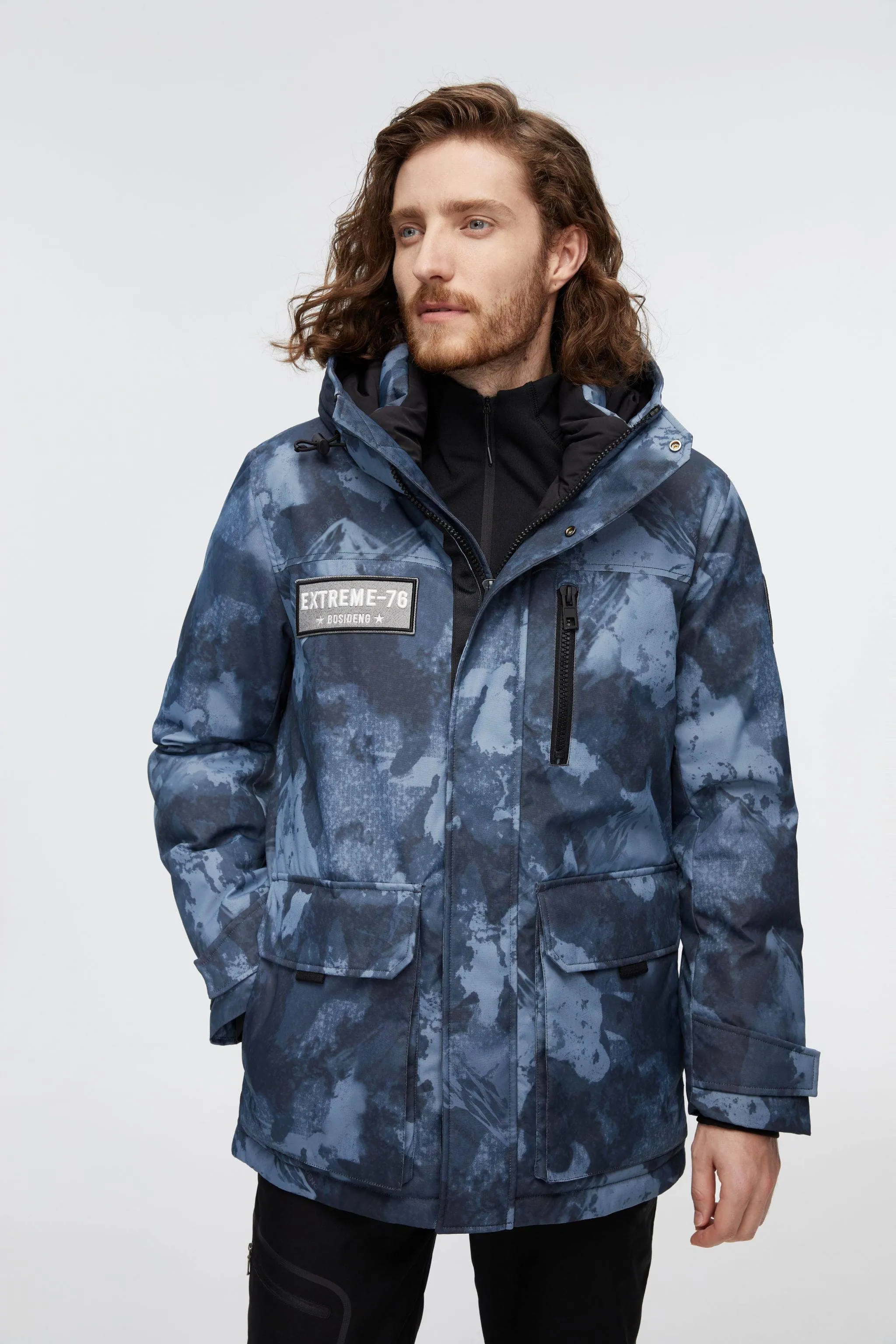 Short Goose Down Jacket With Hood