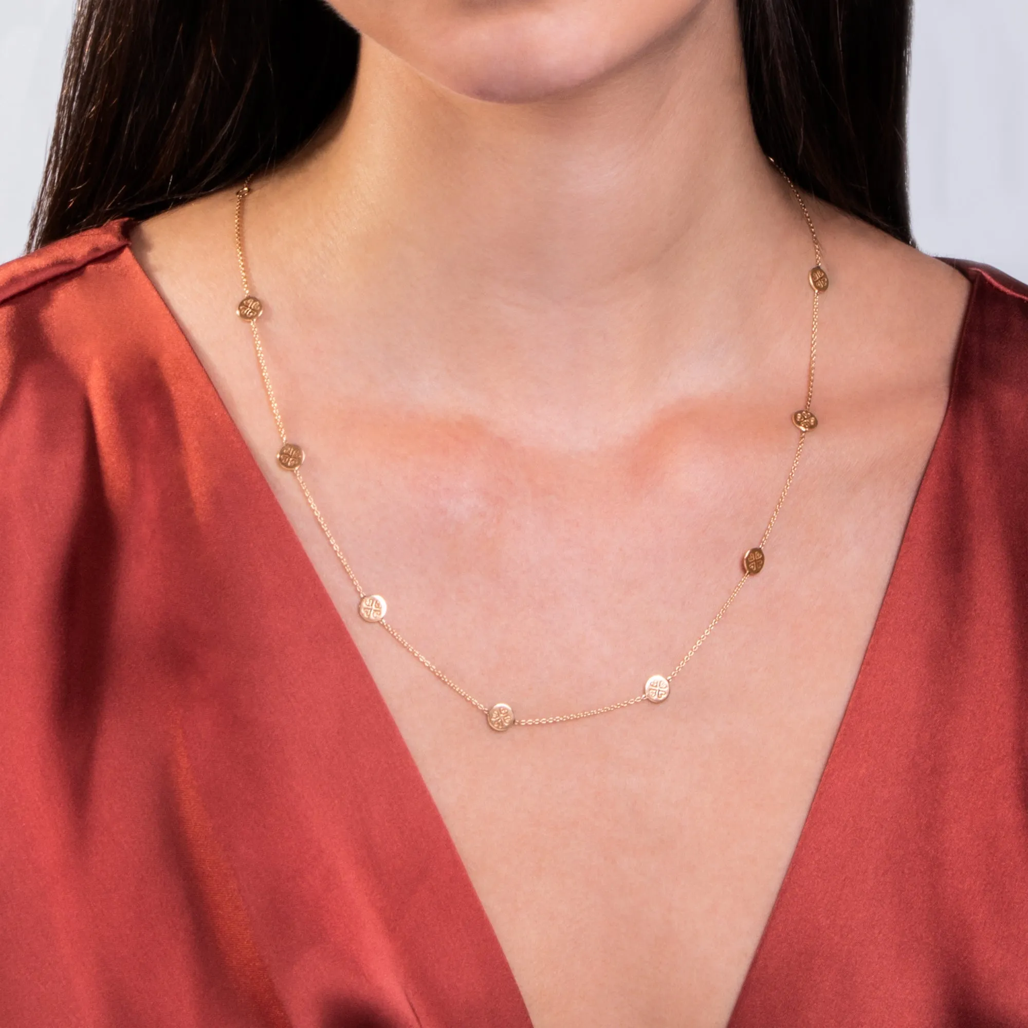 Signature Multi-Charm Necklace, Mid-Length