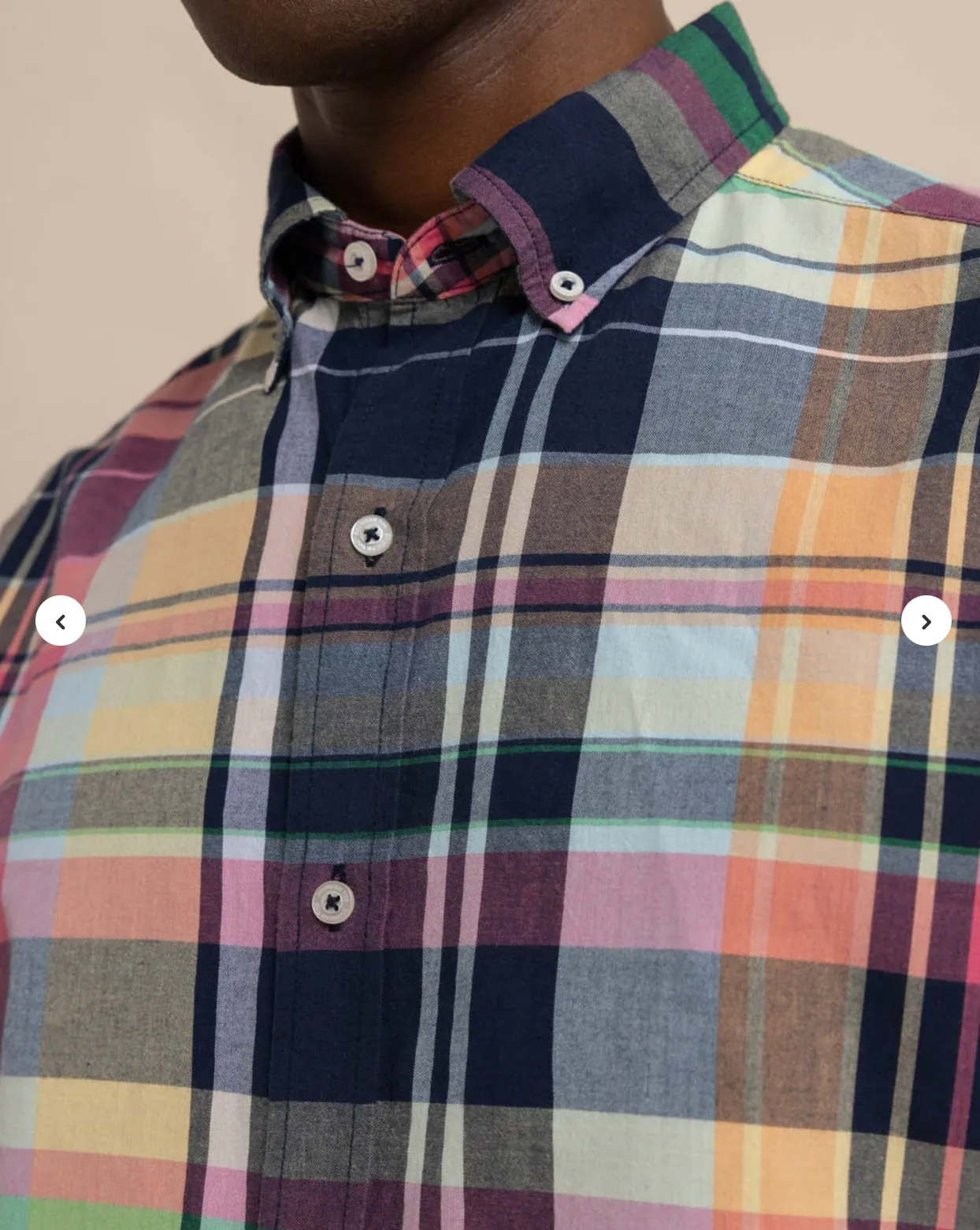 Southern Tide Harker Island Madras Sport Shirt