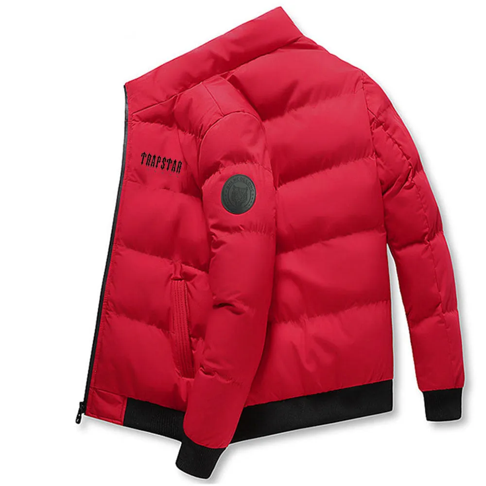Standing Collar Cotton Jacket Men's Winter Thickened Warm