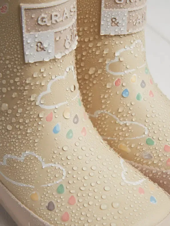 Stone Colour-Changing Kids Winter Wellies