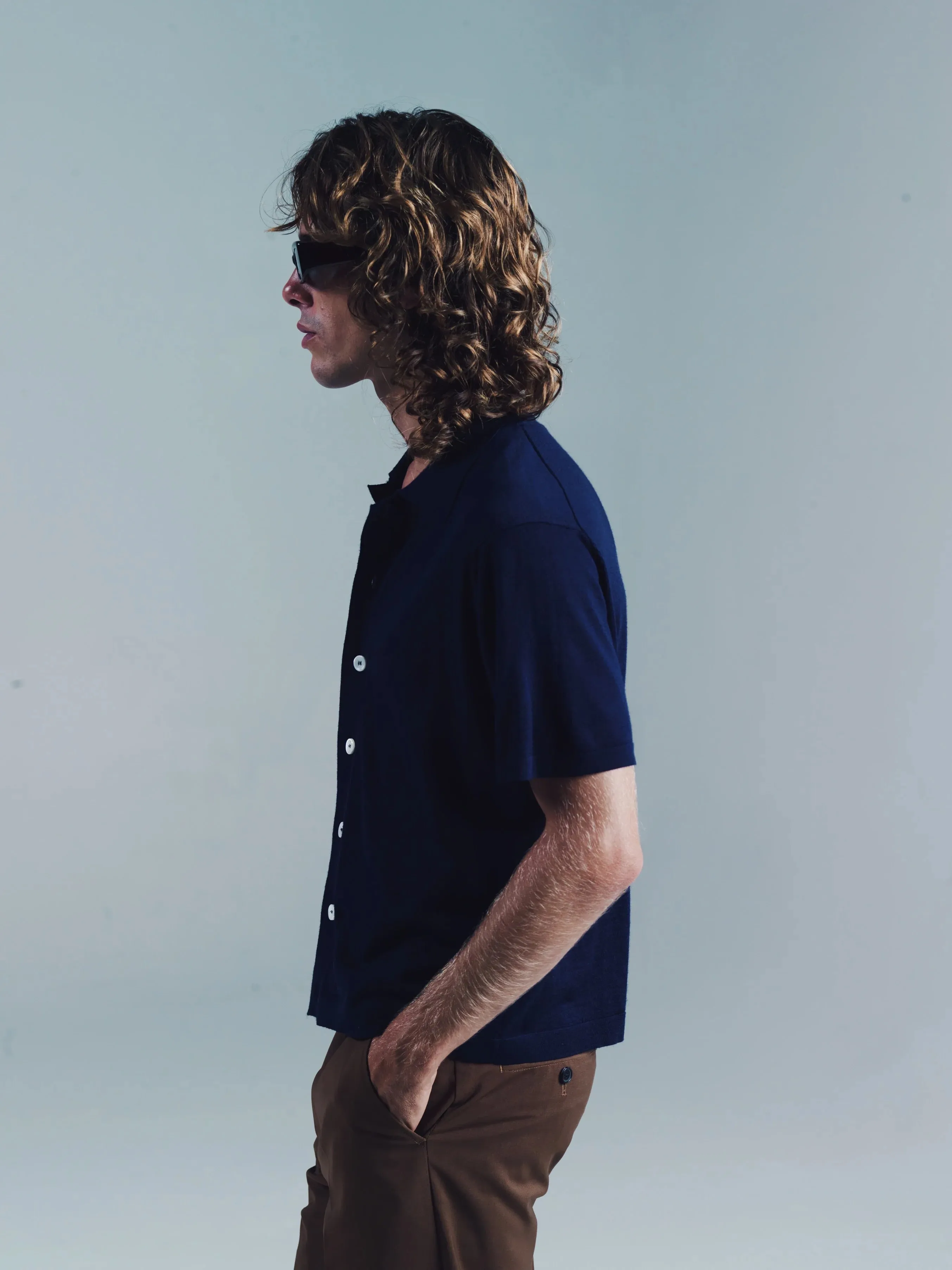 SUAVECITO BUTTON DOWN POLO | NAVY