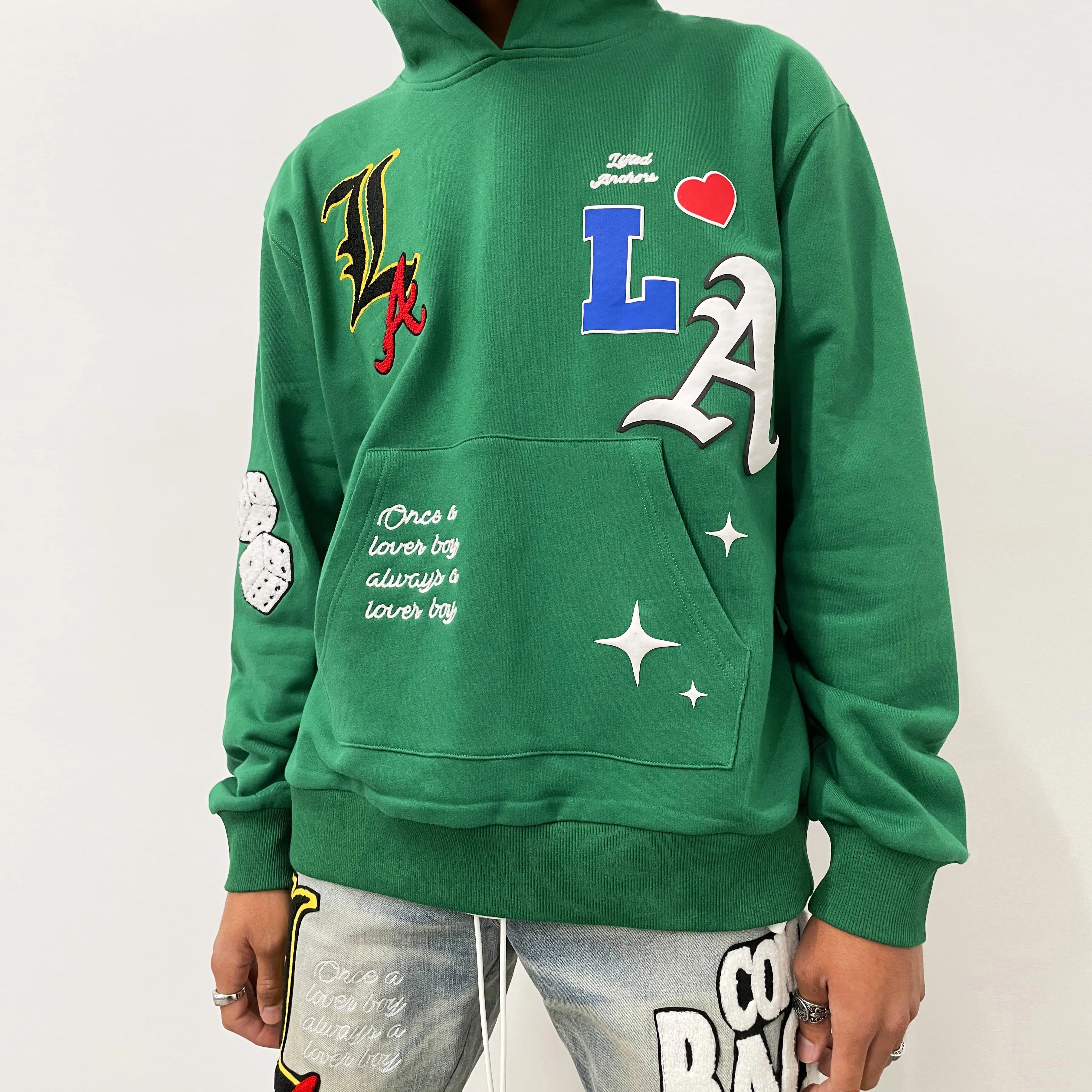 Trendy Hip Hop Retro Street Long Sleeve Hoodie