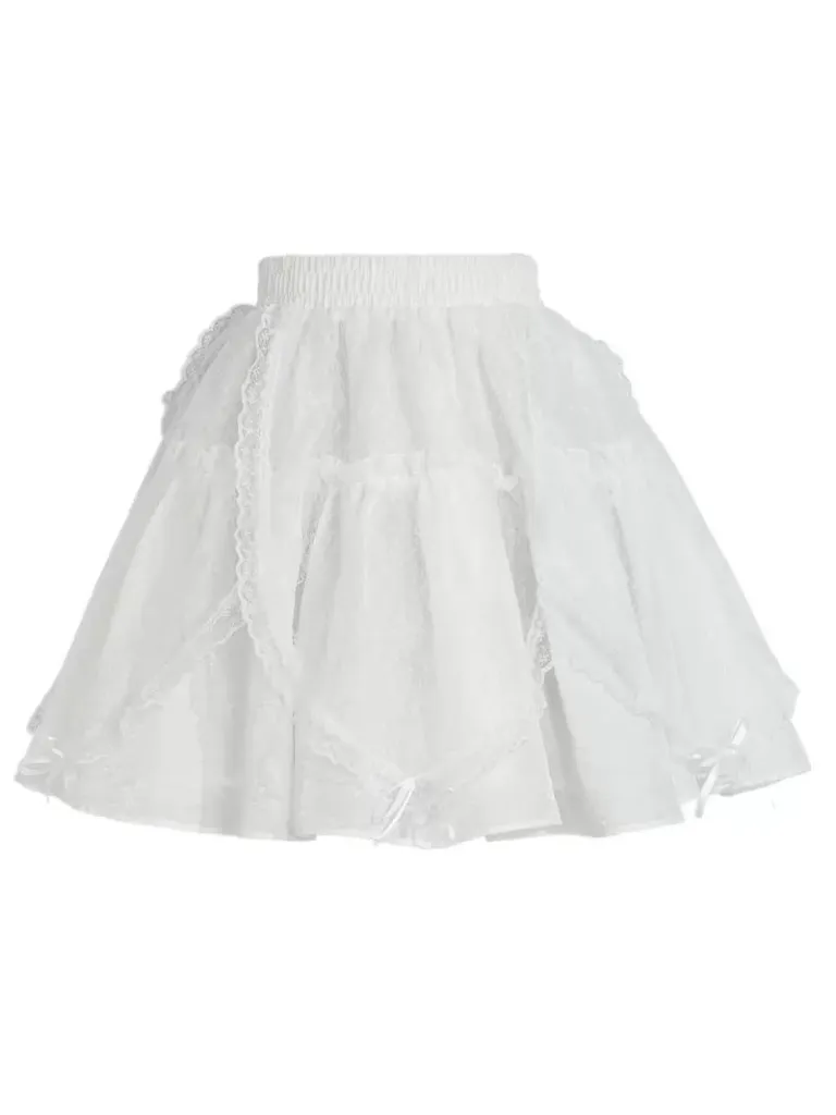 Tutu Lace Fairy Princess Jacket Short Camisole Tale Floral Skirt