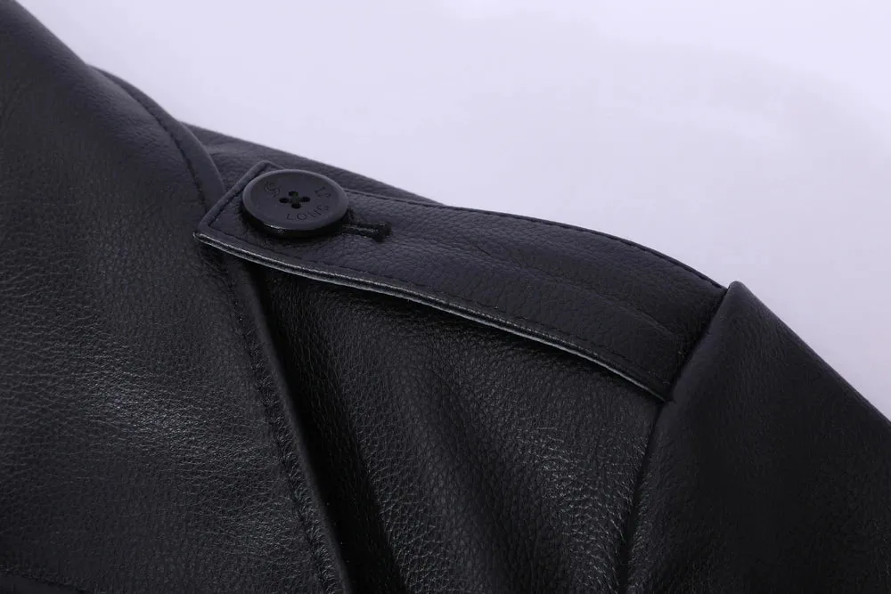Ultra Long Men Leather Coat Quilted 100% Natural Cowhide Male Leather Trench Winter Euro US Size Sleeve 66-69 Chest 106~130 M464