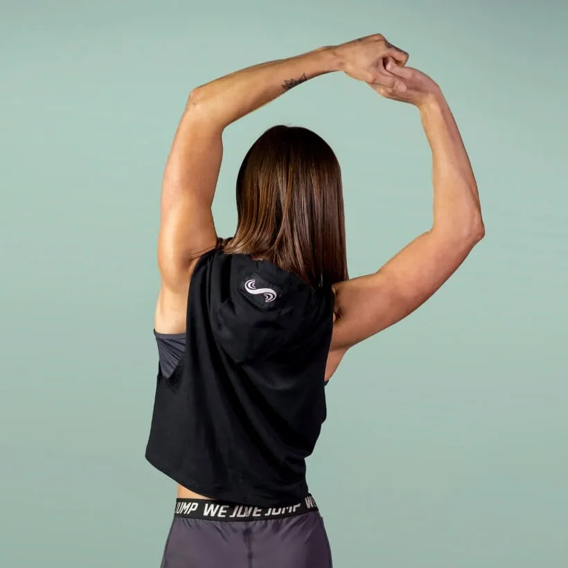Women's We Jump Sleeveless Hoodie